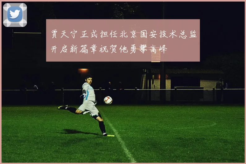 贾天宁正式担任北京国安技术总监开启新篇章祝贺他勇攀高峰